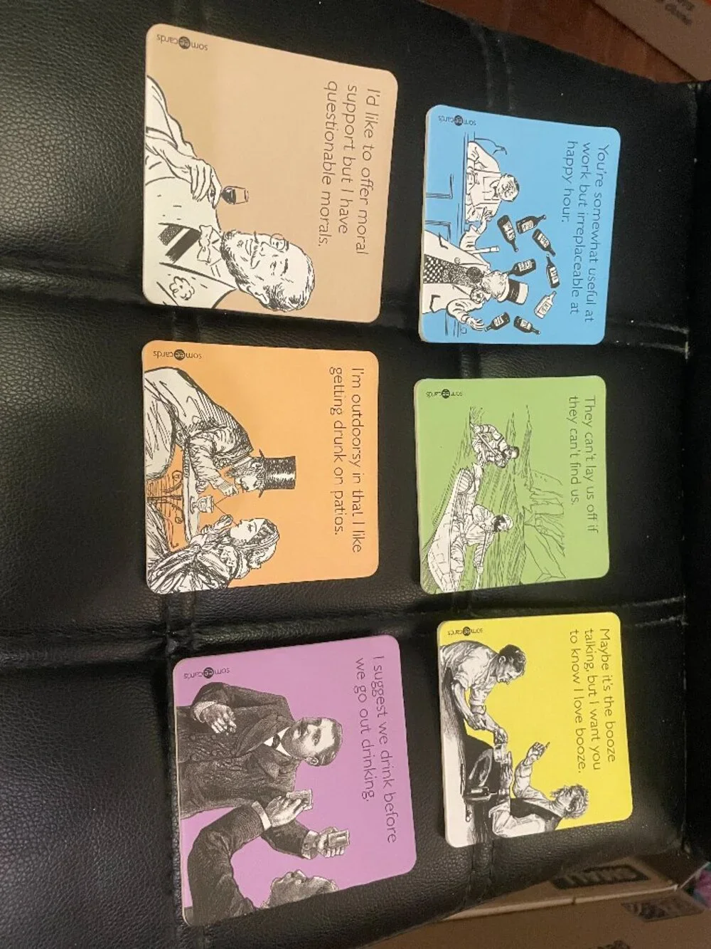 Someecards Assorted Funny Novelty Coasters Set of 6